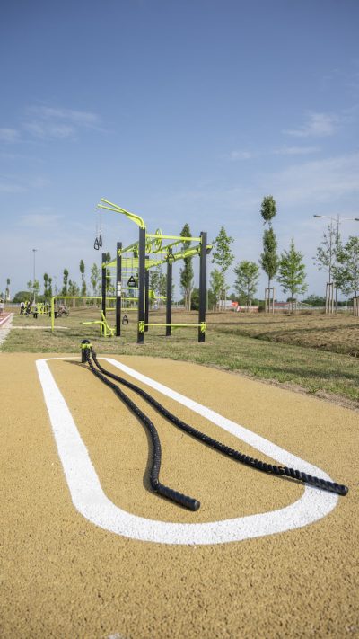 parcours sportif battle rope équipement street workout ikea