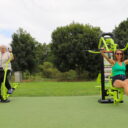 agrès de sport extérieur pour une aire de fitness : push pull vue 2