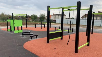 équipement de sport extérieur pour une aire de street workout : balancier corde ninja freetness