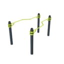 équipement de sport extérieur pour une aire de street workout : Open Dips PMR