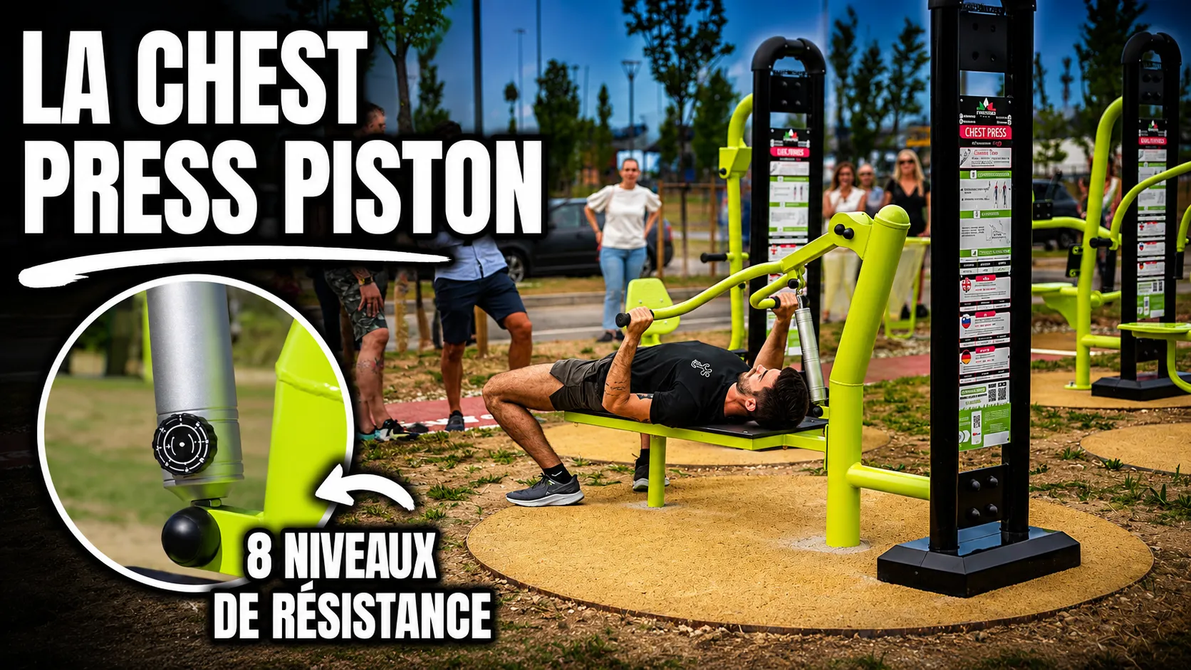 vignette video chest press