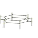 équipement de sport extérieur pour une aire de fitness outdoor : Ring octogonne MMA extérieur