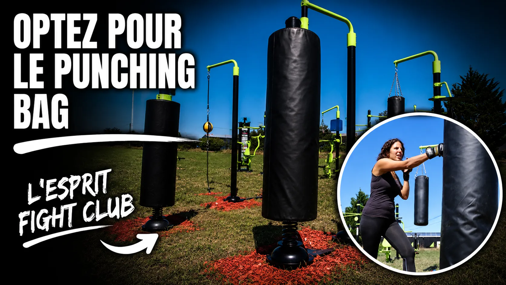 vignette video punching bag