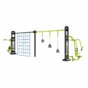 agrès de sport extérieur fitness : portique combo push pull