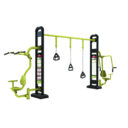 agrès de sport extérieur fitness : portique trx push pull