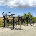 borne vélo pour une aire de fitness vue 4