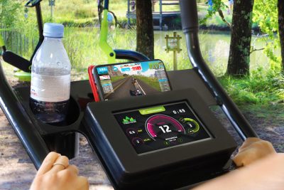 vélo chargeur écran connecté chargeur smartphone