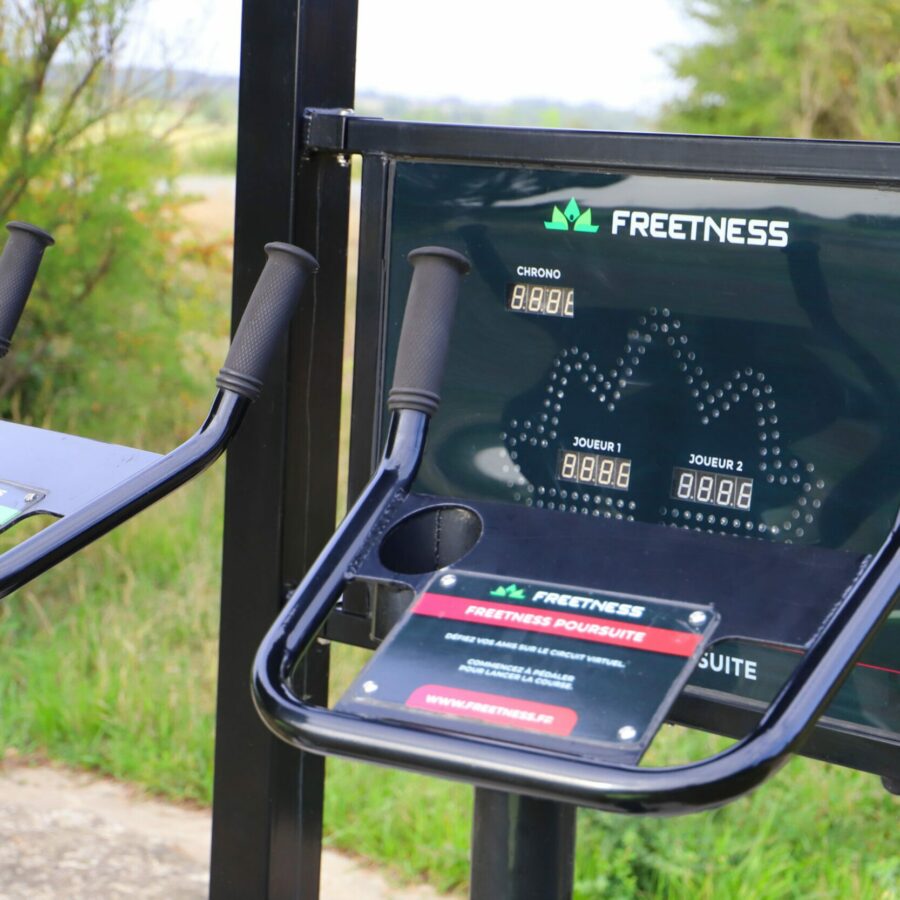 FREETNESS POURSUITE 3 Course Vélo agrès sportif extérieur vue 4