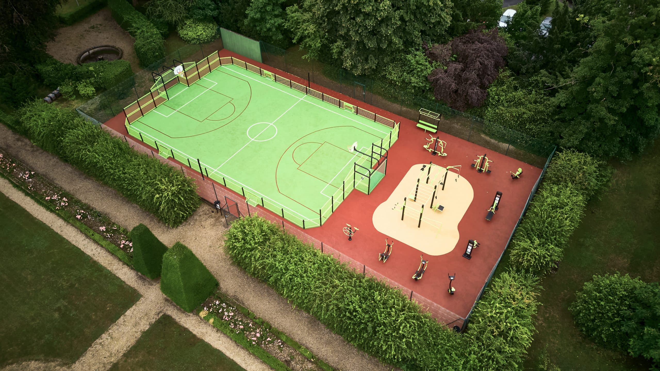 Construction terrains multisports
