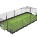 terrain de foot 5 freetness en vue de trois quart haute