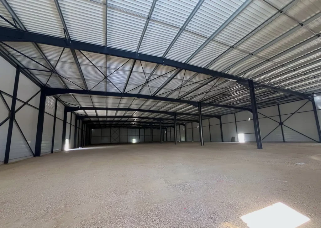 avancement des travaux intérieurs de l'indoor park freetness