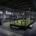 terrains foot 5 freetness en intérieur dans un complexe sportif