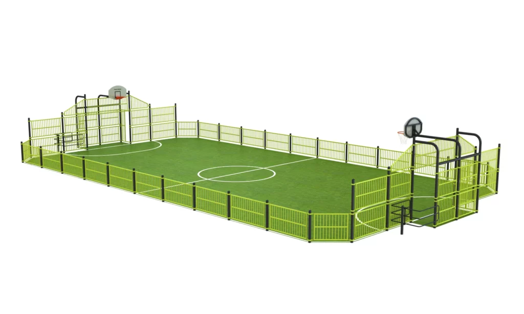 terrain multisport street 89 avec bagues
