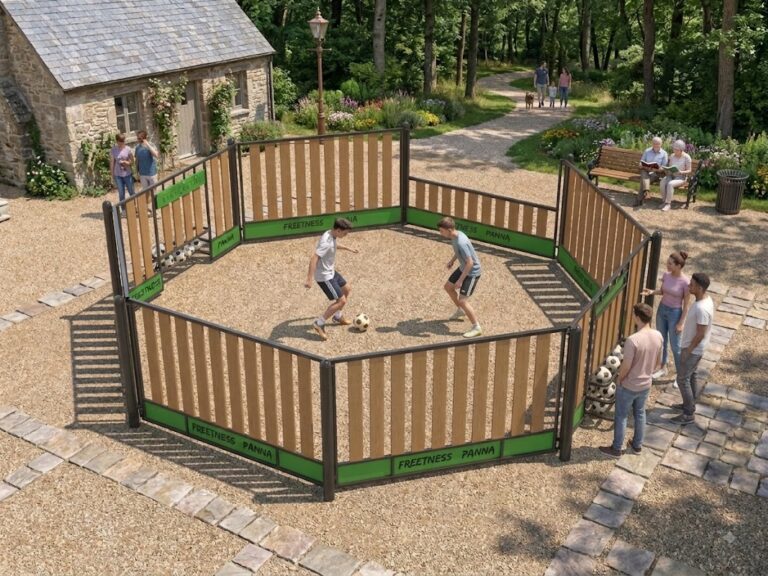 Petits espaces publics : pourquoi privilégier une Panna Arena à un city stade classique ?